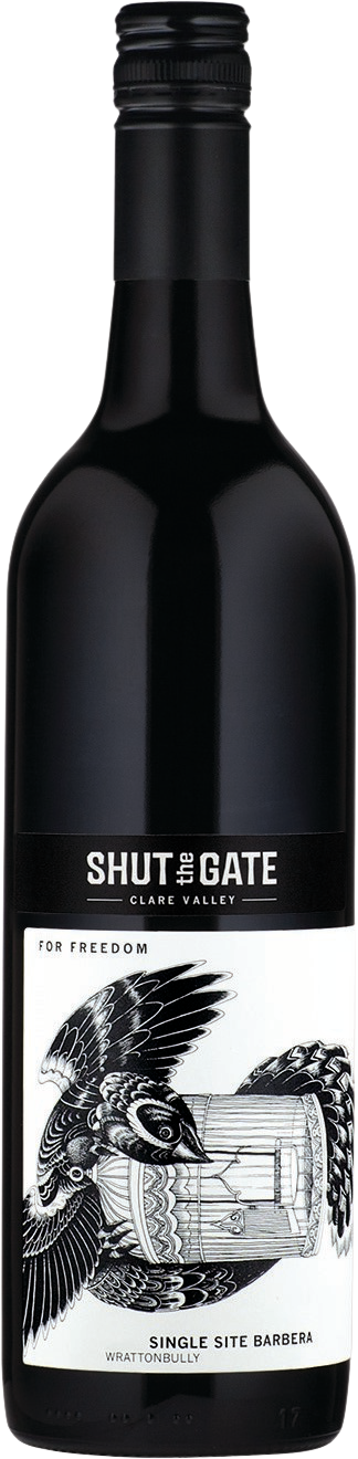 Shut the Gate Wines For Freedom Single Site Wrattonbully Barbera 2010